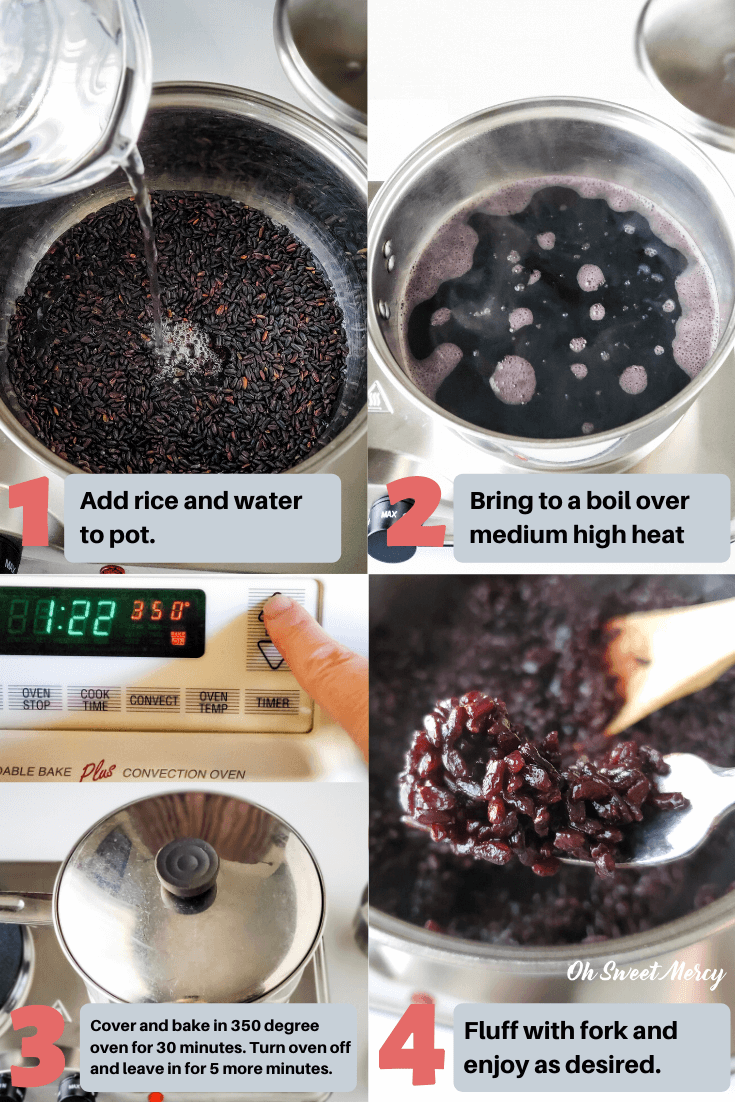 How To Cook Black Rice (Forbidden Rice) - Pressure Cooker ...
