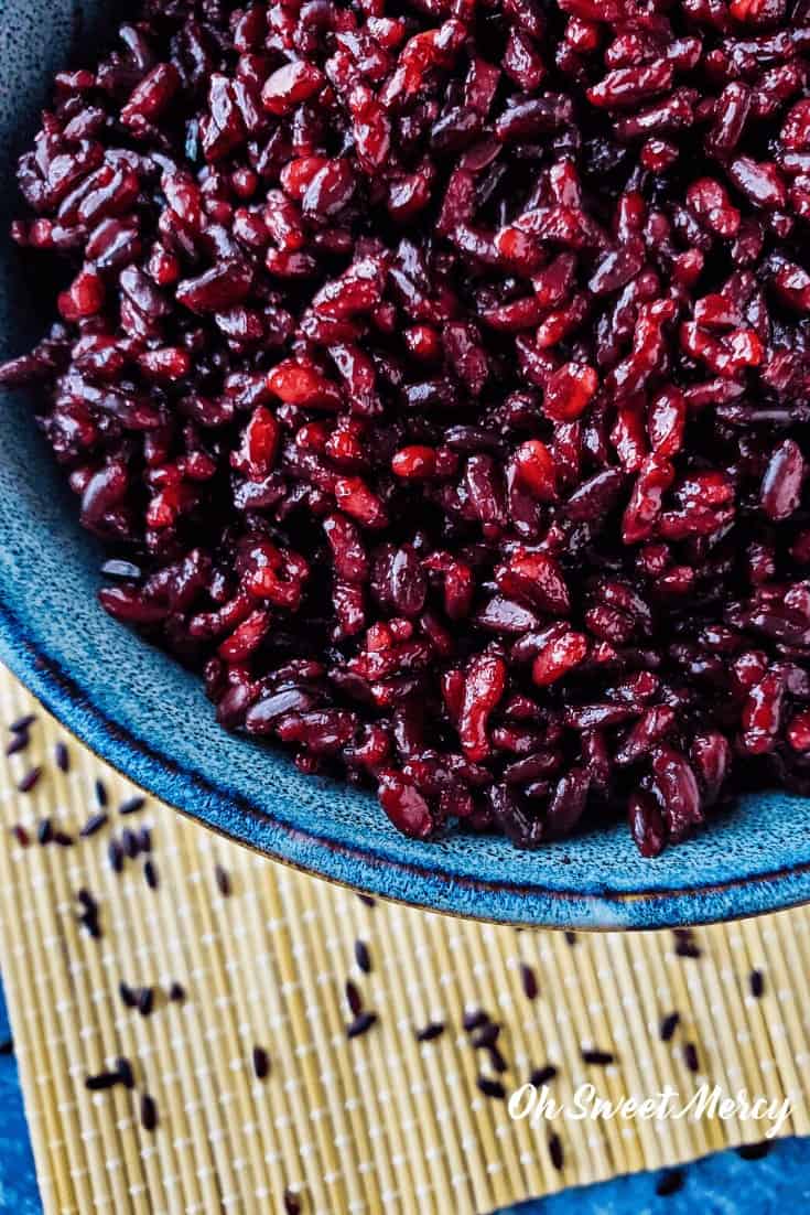 Pressure Cooker (Instant Pot) Forbidden Black Rice