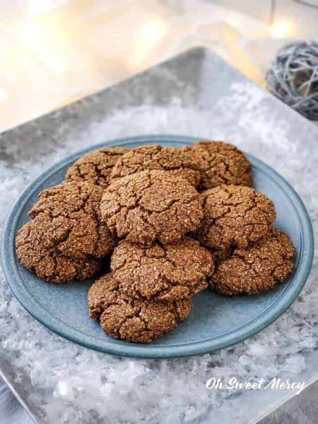 HOW TO MAKE GINGER MOLASSES COOKIES THM S Oh Sweet Mercy