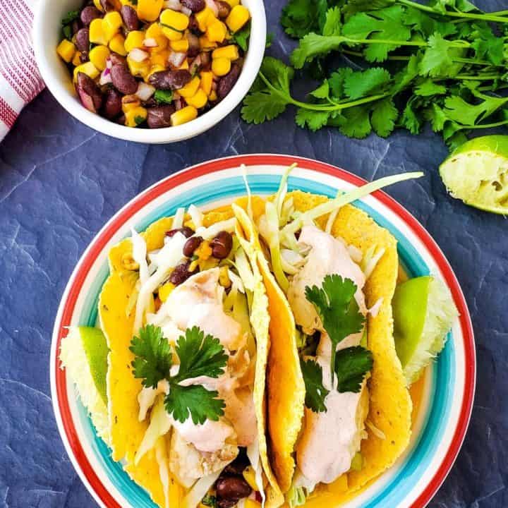 Easy Fish Tacos | THM E with S and FP Options.