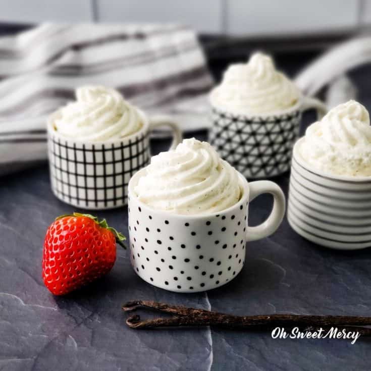 Low Carb Vanilla Bean Mousse Sugar Free, THM S Oh Sweet Mercy