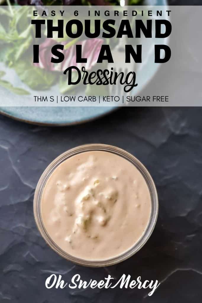 LOW CARB THOUSAND ISLAND DRESSING PINTEREST PIN