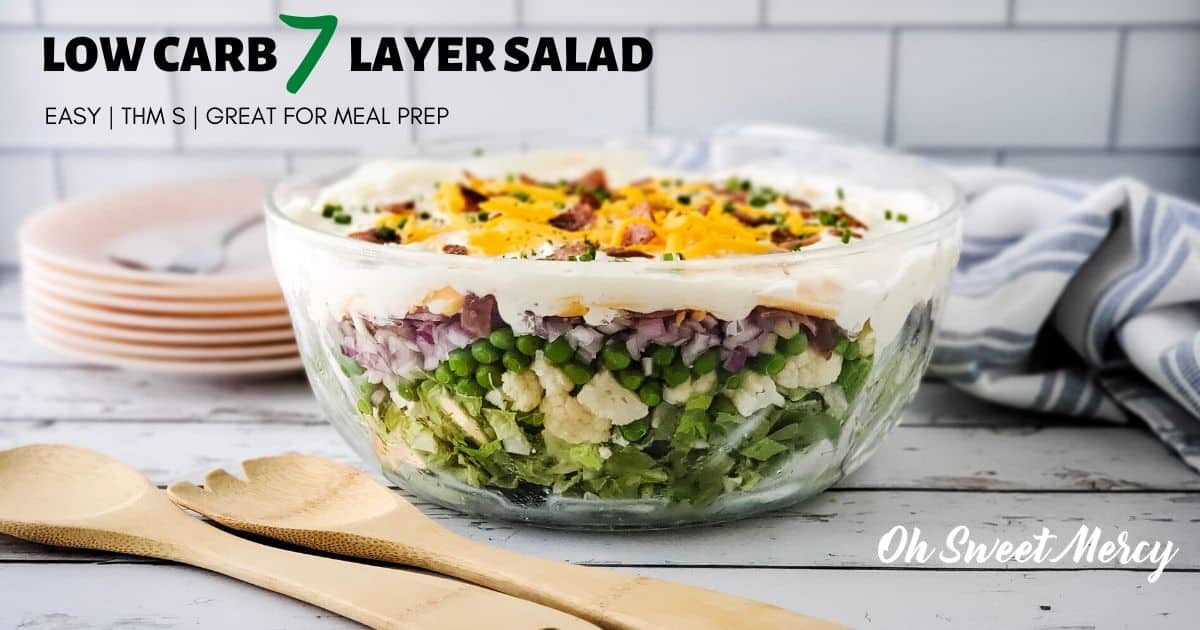 Low Carb 7 Layer Salad