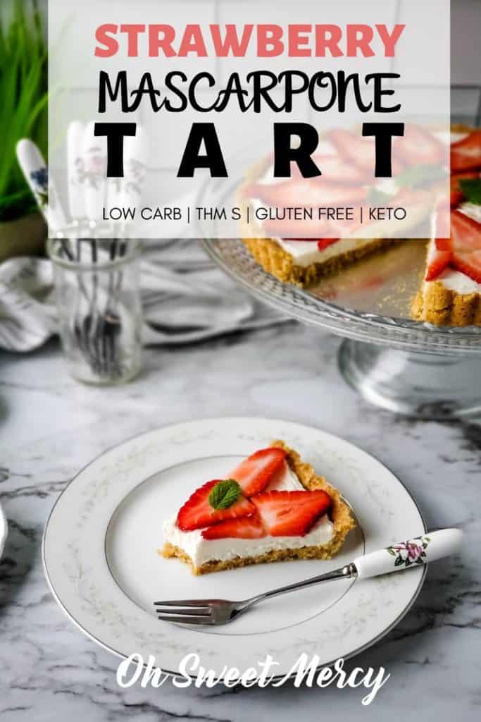 STRAWBERRY MASCARPONE TART PINTEREST PIN