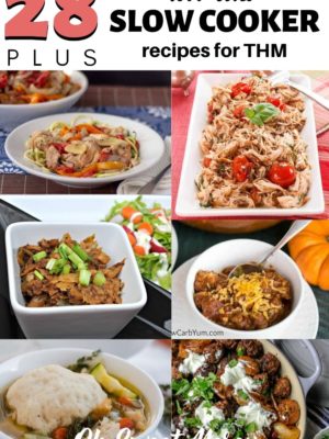 28 plus low carb slow cooker recipes for THM