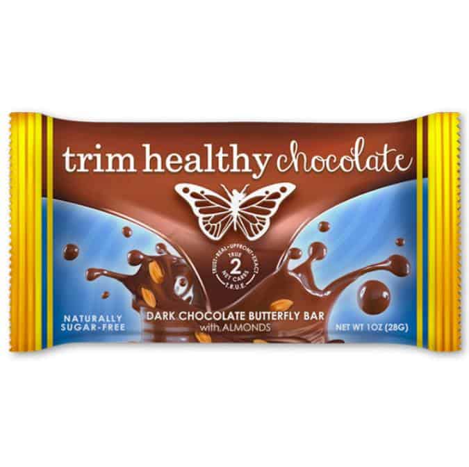 NEW THM Dark chocolate bar with almonds