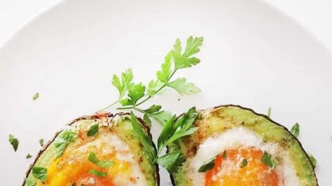 Image for Baked Avocado Eggs Keto Recipe