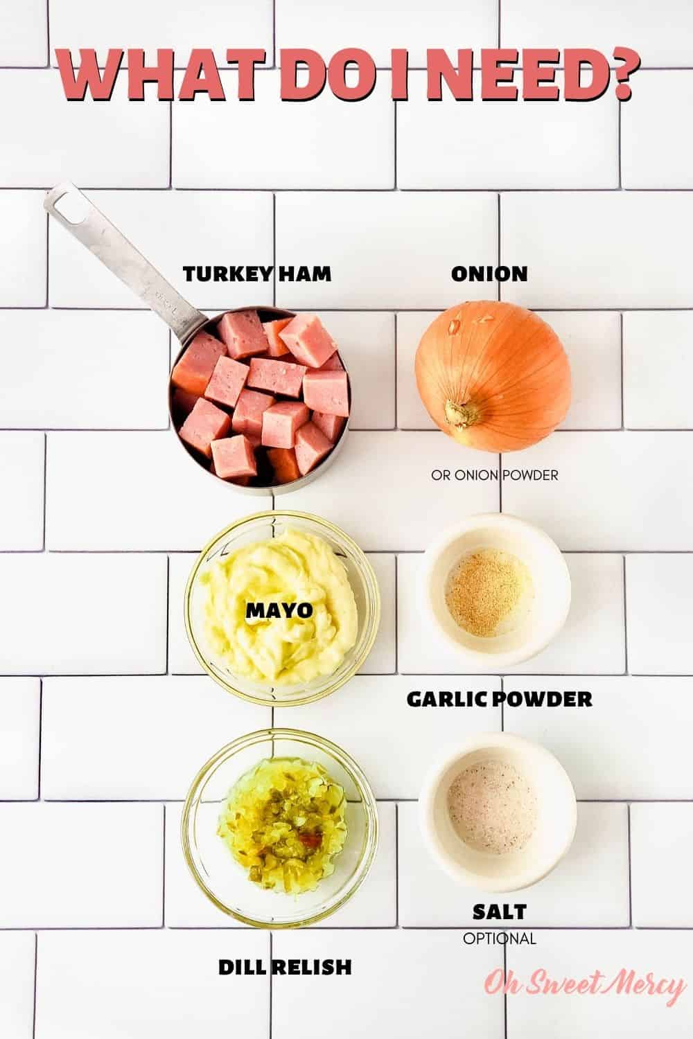 DeliStyle (Turkey) Ham Salad THM S, Low Carb Oh Sweet Mercy