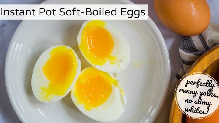 Image for Instant Pot Soft-Boiled Eggs (perfectly runny yolks & no slimy whites!)