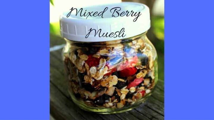 Image for Mixed Berry Muesli (Low Fat, THM E)