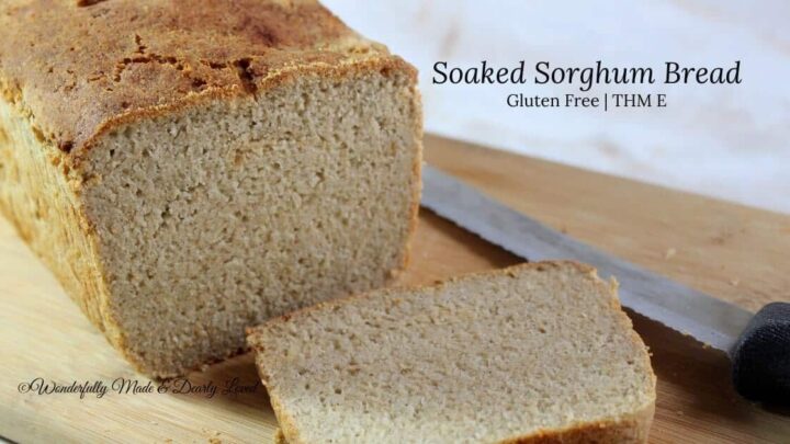 Image for Soaked Sorghum Sandwich Bread (Gluten Free, THM E}