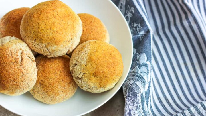 Image for Keto Vegan Bread Rolls (gluten-free, grain-free & with nut-free option)