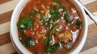 Image for Turkey Tomato Florentine Soup THM E