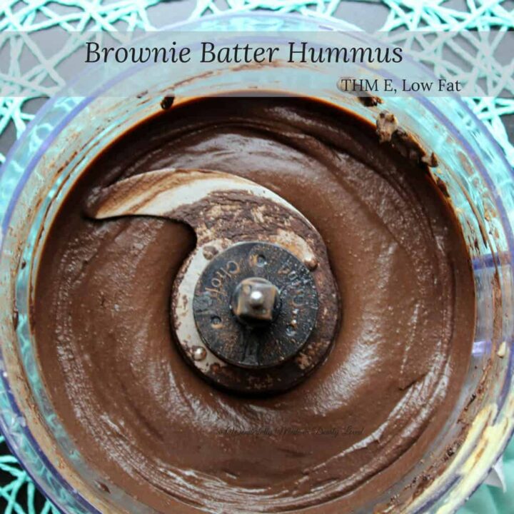 Image for Brownie Batter Hummus (THM E, Low Fat) 
