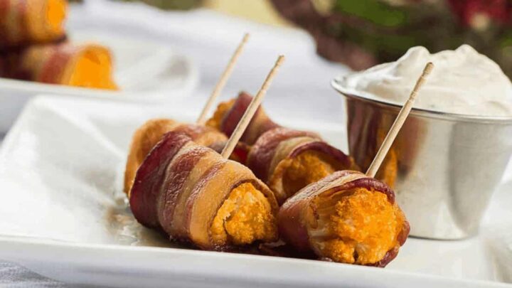 Image for Bacon Wrapped Buffalo Cauliflower Bites