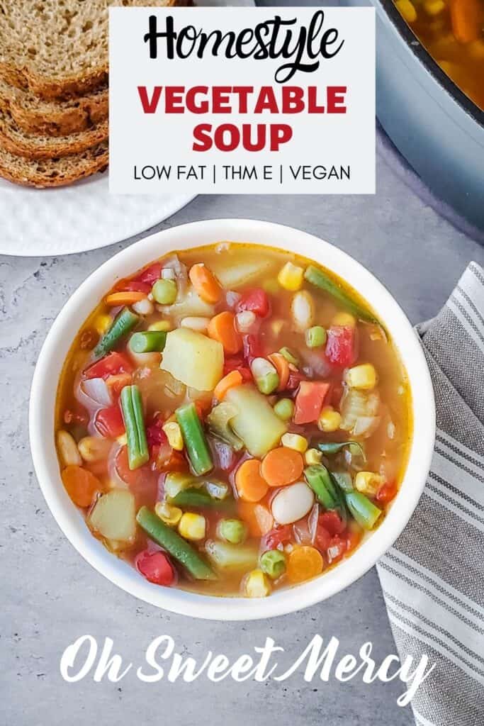 15-Minute Vegetable Soup Recipe - Happy Healthy Mama