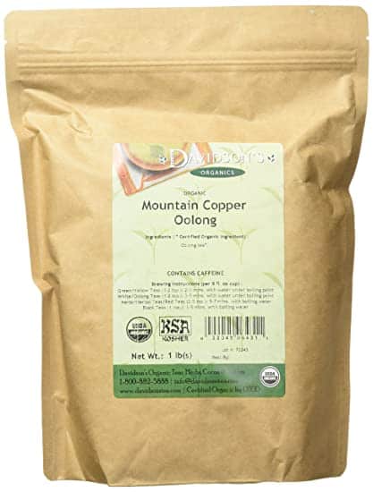 Davidson's Organics Mountain Copper Oolong Loose Leaf Tea
