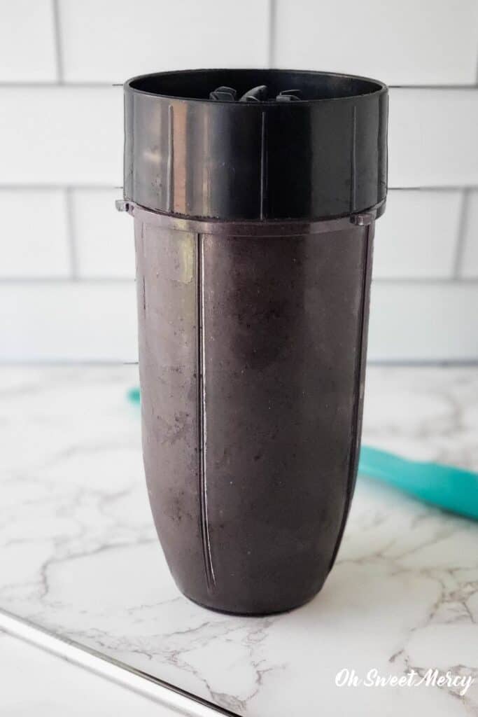 The Breakfast Smoothie in a bullet blender cup