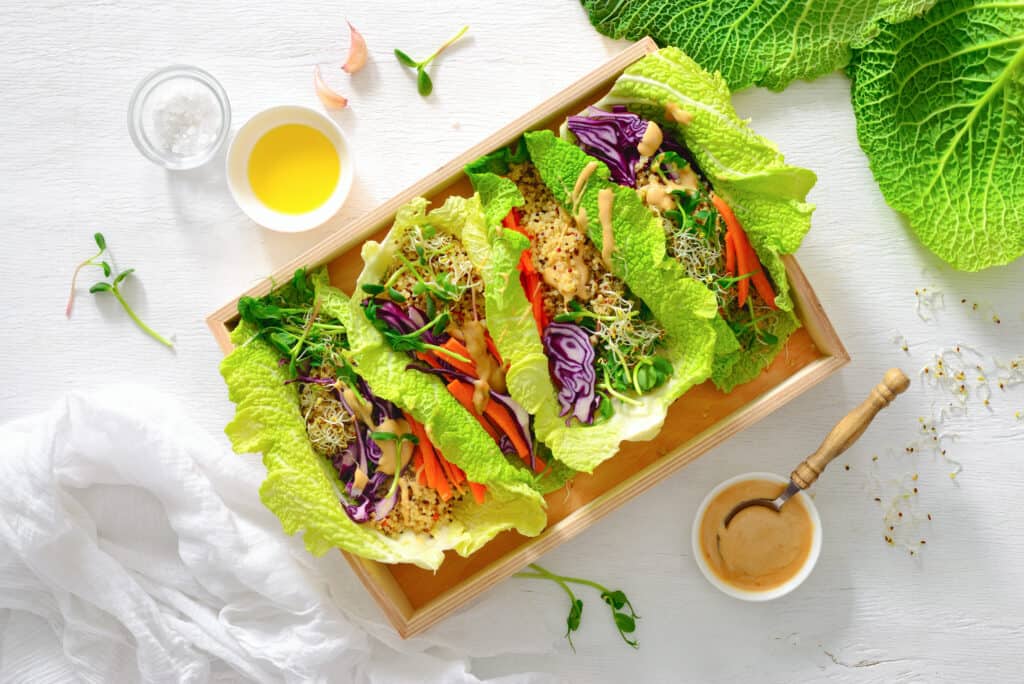 food sensitivity friendly vegan spring rolls