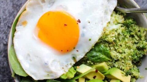 Image for Pesto Cauliflower Rice Breakfast Bowls