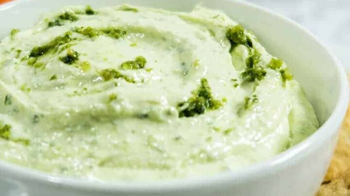 Image for Whipped Feta Pesto Dip (Gluten Free, Low Carb)