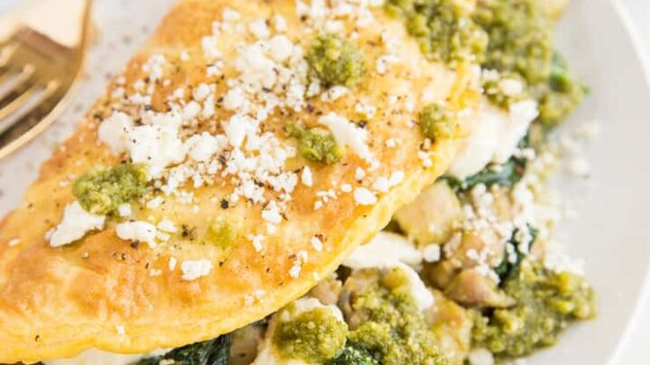 Image for Pesto Chicken Omelette