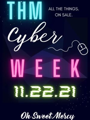 Pinterest pin image for Cyber Week sale post