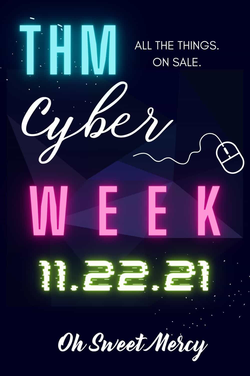 It's time for the annual THM mega sale, and this week it's even BIGGER! A WEEK of all the THM things on sale PLUS new products launching! #thmsales #cybermonday #cyberweek @ohsweetmercy