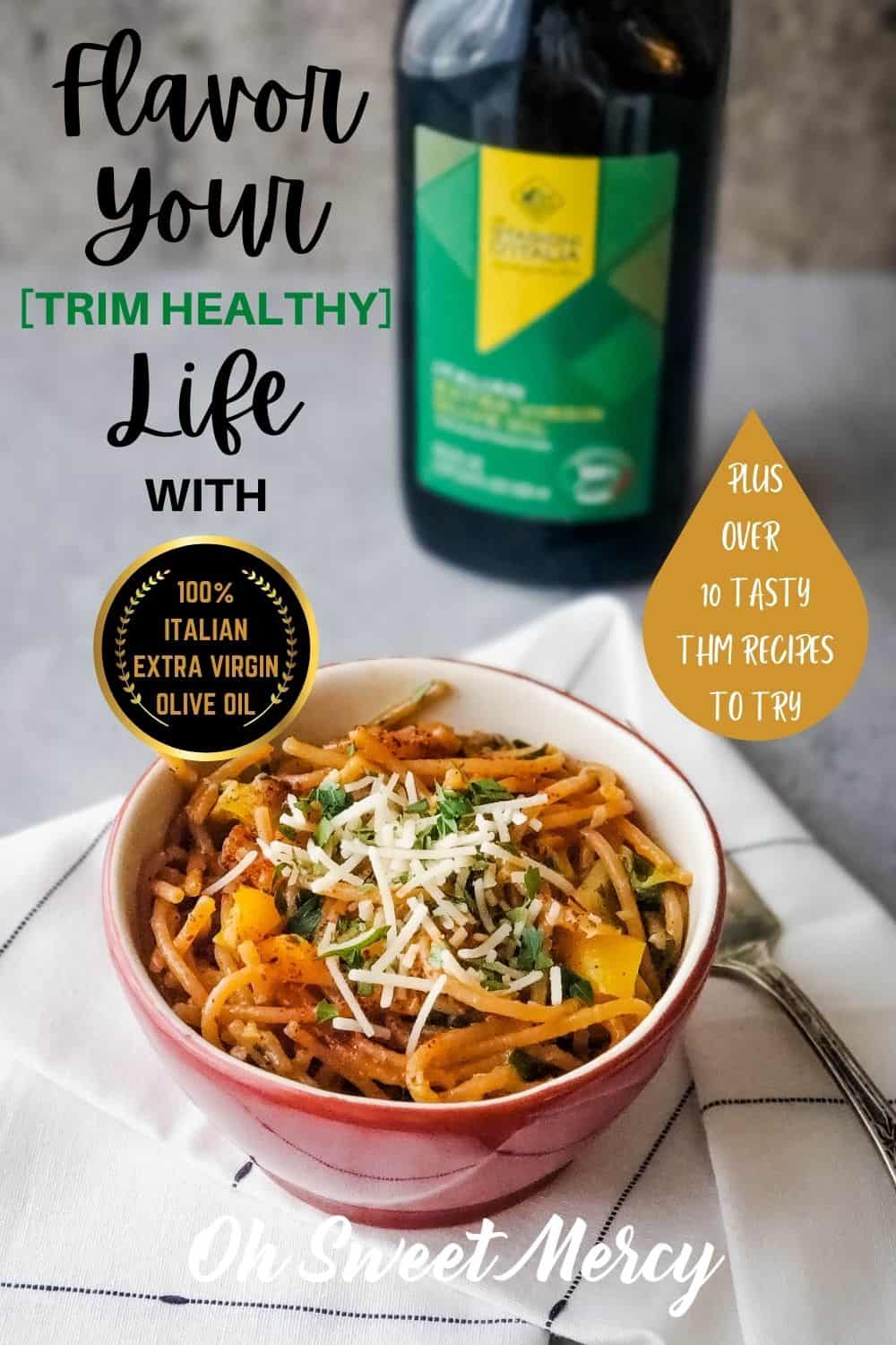 The Flavor Your Life Campaign wants to help educate you about European extra virgin olive oil. Learn more about it PLUS get over 10 tasty, THM friendly recipes to use your healthy olive oil in every day. Sponsored post #EVOO #oliveoil #momsmeet