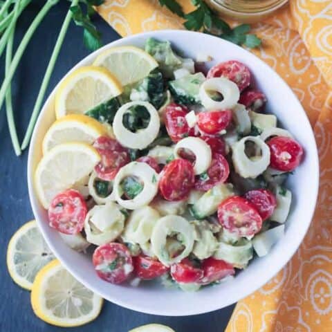 Image for Hearts of Palm Salad (Gluten Free, Vegan) ~ Veggie Inspired