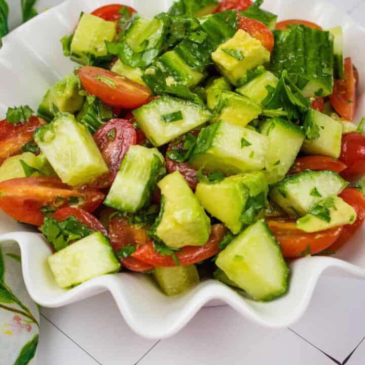 Image for Cucumber, Tomato, Avocado Salad