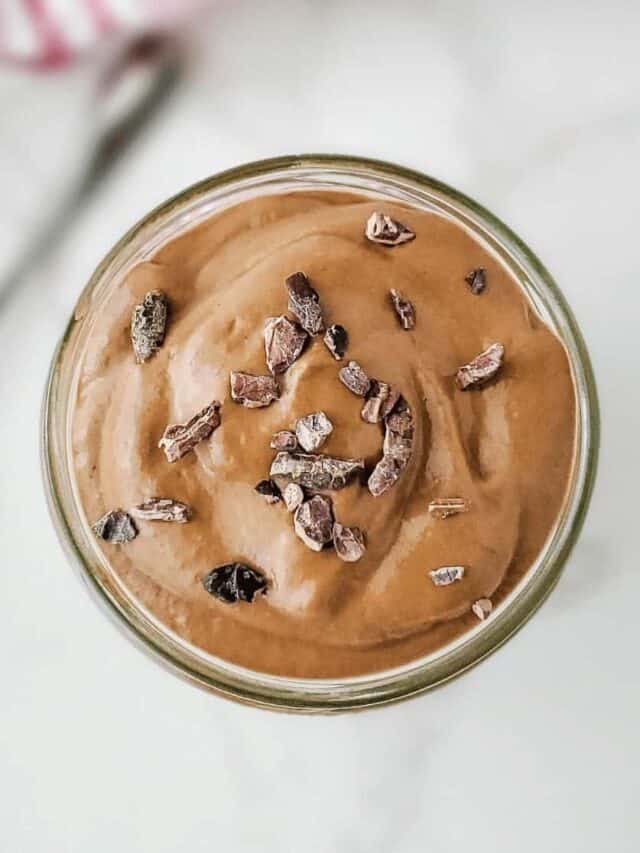 CHOCOLATE PROTEIN PUDDING | DAIRY FREE, NUT FREE, THM S RECIPE